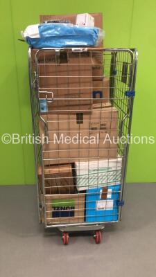 Cage of Mixed Consumables Including Laparotomy Packs, Peha-haft Cohesive Conforming Bandages and Synergetics Vision Lasersonde (Cage Not Included - Out of Date)