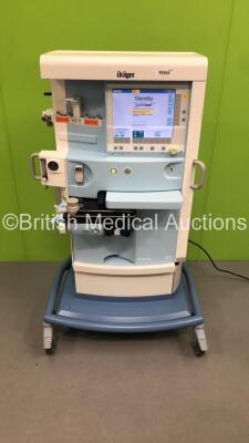 Drager Primus Infinity Empowered Anaesthesia Machine Software Version 4.53.00 Operating Hours - Ventilator 4696 - Mixer 23745 with Hoses (Powers Up) *S/N ASBJ-0237*