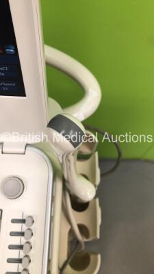 Philips CX50 Portable Ultrasound Scanner Ref 453561414281 *S/N SG11000254* **Mfd 02/2010** Version 3.1.2 with 1 x Transducer / Probe (C9-3v) and Sony UP-D897 Digital Graphic Printer (Powers Up - Cracks to Unit - See Pictures) ***IR336*** - 9