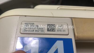 Mixed Lot Including 1 x Philips Avalon M2703A FM30 Fetal Monitor (Powers Up) 1 x Olympus KV-5 Suction Pump (Powers Up with Damaged Catch and Missing Cup-See Photos) 1 x 10 Lead ECG Lead and 1 x Karl Storz Scope Case - 7