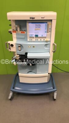 Drager Primus Infinity Empowered Anaesthesia Machine Software Version 4.53.00 Operating Hours - Ventilator 5639 - Mixer 25894 with Hoses (Powers Up) *S/N ASBJ-0280*