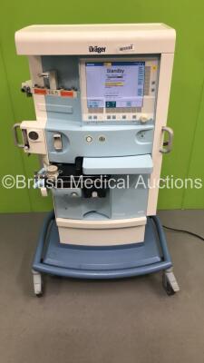 Drager Primus Infinity Empowered Anaesthesia Machine Software Version 4.53.00 Operating Hours - Ventilator 420 - Mixer 37674 with Hoses (Powers Up) *S/N *ASBJ-0269*