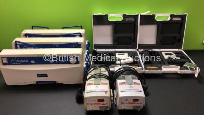 Mixed Lot Including 2 x Jaeger SpiroPro+ in 2 Cases with Accessories, 2 x Huntleigh Flowtron Excel Systems and ArjoHuntleigh Nimbus Mattress Pumps