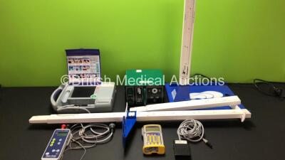 Mixed Lot Including 1 x RB CLS 150-2 Light Source (Powers Up) 1 x Mediwatch Portascan Bladder Scanner with Probe, 1 x Fisher&Paykel Innervator 242, 1 x Conmed Ref. 7-900-4 Foot Pedal and 1 x Leicester Height Measure *PA00146-00121*
