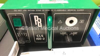Mixed Lot Including 1 x RB CLS 150-2 Light Source (Powers Up) 1 x Mediwatch Portascan Bladder Scanner with Probe, 1 x Fisher&Paykel Innervator 242, 1 x Conmed Ref. 7-900-4 Foot Pedal and 1 x Leicester Height Measure *PA00146-00121* - 3