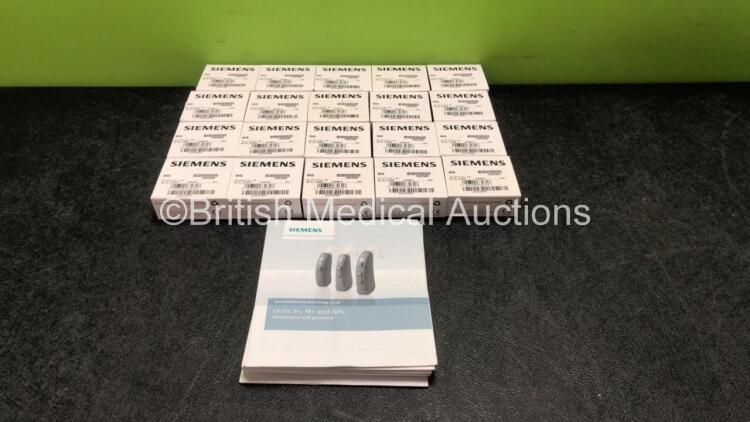 20 x Siemens Octiv M+ BG Hearing Aids