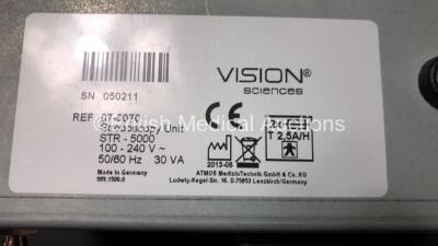2 x Vision Sciences Stroboscopy STR-5000 Endoscopy Systems (Both Power Up) with 1 x Foot Pedal and User Manual - 4