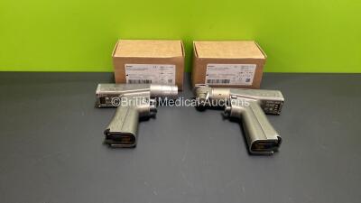 Job Lot Including 1 x Stryker System 6 6205 Rotary Handpiece, 1 x Stryker System 6 6208 Sagittal Handpiece and 2 x Stryker System 6 Batteries (Both Batteries Appear Unused in Box) *5229-894*