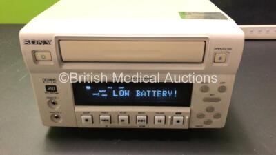 Job Lot Including 1 x Global M 794X Light Source Unit, 1 x Sony DV0-1000MD DVD Recorder and 1 x National Display Systems EndoVue Monitor with Power Supply (All Power Up) - 4