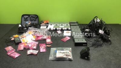 Audiometry Job Lot Including Siemens and Oticon Hearing Aids, Hearing Aid Testers and Phonak Campus S TX3 Chargers