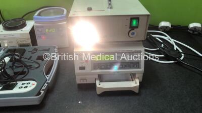 Mixed Lot Including 1 x Jencons Miximac Mixer (Powers Up) 1 x Denley Mixer Unit (No Power) 1 x Fisher & Paykel MR850AEK Respiratory Humidifier (Powers Up) 1 x Carefusion Micro I Spirometer with 1 x AC Power Supply in Carry Case (Powers Up with Blank Disp - 2