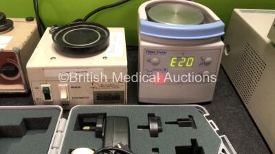 Mixed Lot Including 1 x Jencons Miximac Mixer (Powers Up) 1 x Denley Mixer Unit (No Power) 1 x Fisher & Paykel MR850AEK Respiratory Humidifier (Powers Up) 1 x Carefusion Micro I Spirometer with 1 x AC Power Supply in Carry Case (Powers Up with Blank Disp - 3