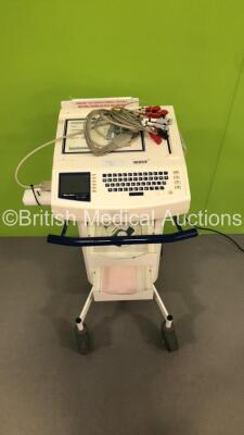 Mortara Instruments ELI 250 ECG Machine on Stand with 10 Lead ECG Lead (Powers Up) - 2