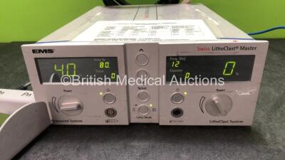 EMS Swiss LithoClast Master Ultrasound and Lithoclast System *Mfd 2004* with 1 x Footswitch and Hose (Powers Up) - 2