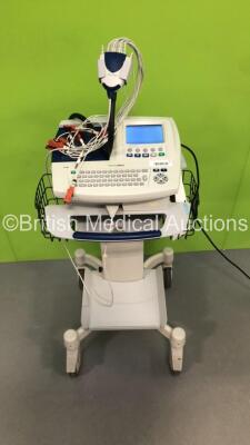 Welch Allyn CP200 ECG Machine on Stand with 10 Lead ECG Leads (Powers Up) *S/N 20007540*