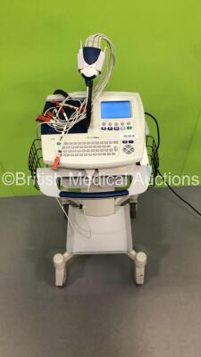 Welch Allyn CP200 ECG Machine on Stand with 10 Lead ECG Leads (Powers Up) *S/N 20007540* - 2