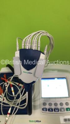 Welch Allyn CP200 ECG Machine on Stand with 10 Lead ECG Leads (Powers Up) *S/N 20007540* - 5