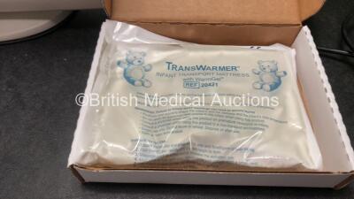 Mixed Lot Including Laservac 750 Smoke Evacuator Unit (Powers Up) 2 x Trans Warmer Ref 20421 Infant Transport Mattresses, 1 x Elo Monitor (Untested Due to Missing Power Supply) 12 x Marshall MAC 4 Single Use Laryngoscope Blade - 4