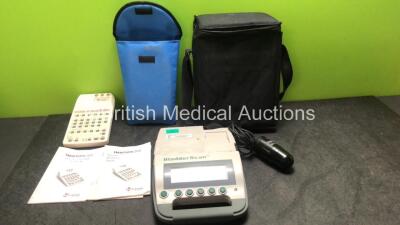 Mixed Lot Including 1 x Laerdal Heartsim 200 Rhythm Simulator with 2 x Operation Manuals in Carry Bag (Powers Up) 1 x Verathon BVI 3000 Bladder Scanner Unit with 1 x Battery and 1 x Transducer / Probe In Carry Case (Powers Up) *SN 07136853, 5299*