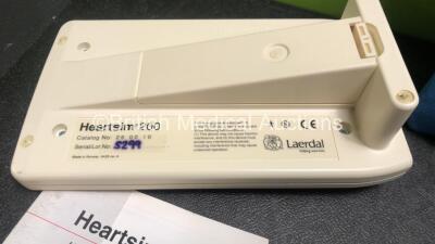 Mixed Lot Including 1 x Laerdal Heartsim 200 Rhythm Simulator with 2 x Operation Manuals in Carry Bag (Powers Up) 1 x Verathon BVI 3000 Bladder Scanner Unit with 1 x Battery and 1 x Transducer / Probe In Carry Case (Powers Up) *SN 07136853, 5299* - 4