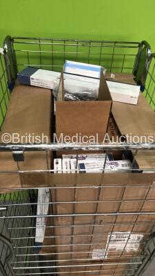 Cage of Mixed Consumables Including Sterile Topical Irrigation Solution, Covidien Surgiwand II Autosuture 5mm and Covidien Shiley Tracheostomy Tubes (Cage Not Included - Out of Date) - 4