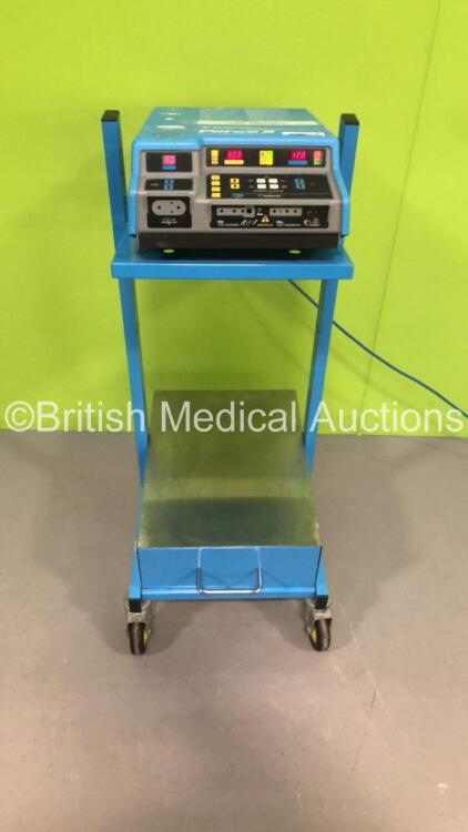 Pfizer Valleylab Force 2-8PCH Electrosurgical Generator on Stand (Powers Up) *S/N F4A23704T*
