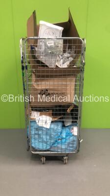 Cage of Mixed Consumables Including Smiths Portex Tracheal Tubes,Medisense Glucose & Ketone Control Solutions and Teleflex Medical Needle/Stabilizer Kits (Cage Not Included)