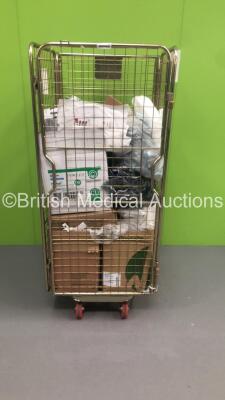 Cage of Mixed Consumables Including 3M Particulate Respirators, ActiFormCool Ionic Sheet Hydrogel Dressings and Neo-Hydro Hydrophilic Drainage Catheters (Cage Not Included - Out of Date)