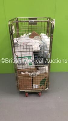 Cage of Mixed Consumables Including 3M Particulate Respirators, ActiFormCool Ionic Sheet Hydrogel Dressings and Neo-Hydro Hydrophilic Drainage Catheters (Cage Not Included - Out of Date) - 2