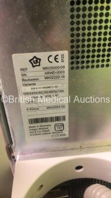 Drager Zeus Anaesthesia Machine with Absorber and Hoses (HDD REMOVED - Powers Up with 110 Power Supply - Adaptor Not Included) *S/N ARWD-0003* **Mfd 2005** ***10003*** - 8