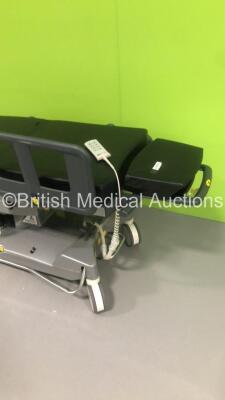 PSE Anetic Aid QA4 Powered Function Patient Couch with Controller and Cushions (Powers Up 3/4 Functions Working - Back Rise and Fall Not Operating Via Controller - Rip in Cushion - See Pictures) - 4