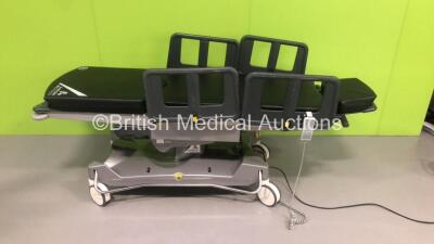 PSE Anetic Aid QA4 Powered Function Patient Couch with Controller and Cushions (Powers Up - Damage to Controller - See Pictures)