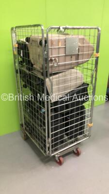 Cage of 10 Oxygen Concentrators Including 6 x AirSep VisionAire 3, 3 x Invacare Perfecto 2 and 1 x DeVilbiss (Cage Not Included) - 2