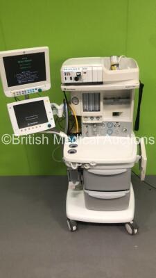 Datex-Ohmeda Aespire View Anaesthesia Machine Software Version 06.20 with Datex-Ohmeda Anaesthesia Monitor, Datex-Ohmeda Module Rack with E-PRESTN Multi Parameter Module with SPO2, T1-2, P1-2, NIBP and ECG Options, E-CAiOV Gas Module with Spirometry Optio - 2