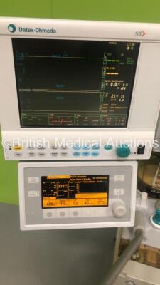 Datex-Ohmeda Aestiva/5 Anaesthesia Machine with Datex-Ohmeda SmartVent Software Version 3.2, Datex-Ohmeda S/5 Monitor, Datex-Ohmeda Module Rack with M-CAiOV Gas Module with Spirometry Option, M-ESTPR Module with T1, T2, P1, P2, ECG/Resp and SPO2 Options, - 5