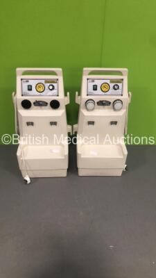 2 x OxyLitre Mobile Medical Suction Units (Both Power Up) *S/N FS0116372 / FS0116400*