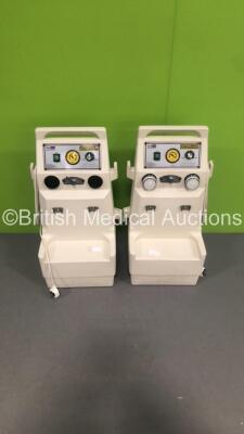 2 x OxyLitre Mobile Medical Suction Units (Both Power Up) *S/N FS0116372 / FS0116400* - 2