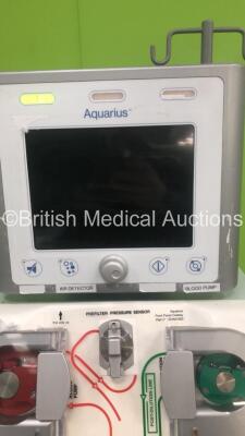 2 x Edwards Lifescience Aquaris Dialysis Machines Software Version 6 (Both Power Up - 1 x Blank Screen - Damage to 1 x Machine - See Pictures) - 4