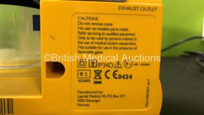 Mixed Lot Including 1 x Laerdal Suction Unit with Cup and Lid *Mfd 2014* 1 x Oxylitre Petite Elite Portable Suction Unit *Mfd 2014* and 1 x Fisher&Paykel MR850AEK Respiratory Humidifier *Mfd 2013* (All Power Up) *78471474566 - 26807005 - 130520179016* - 5