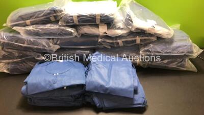 Job Lot of Approximately of 192 x Barrier Ref.21710-20 Surgical Shirts and 150 x Barrier Ref.21710-20 Trousers (Small and Large)