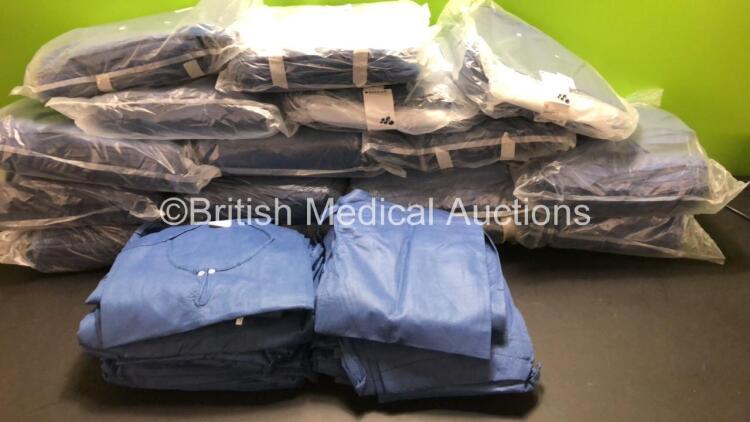 Job Lot of Approximately of 192 x Barrier Ref.21710-20 Surgical Shirts and 150 x Barrier Ref.21710-20 Trousers (Small and Large)