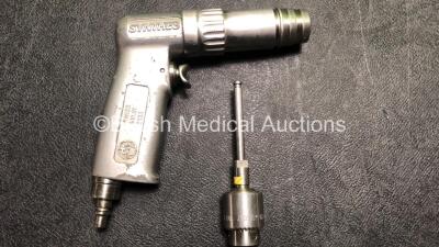 Job Lot Including 1 x Synthes Swiss 510.01 2883 Handpiece, 1 x Swiss 510.20.5037 Attachment and 1 x Jacobs M Taper - 3