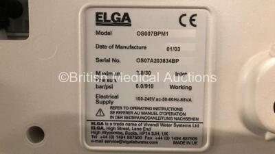 Job Lot Including 1 x Elga Purelab UHQ Mk3 Unit and 3 x Elga Purelab Option Units OS007BPM1 (Only 2 x Pictured) - 2