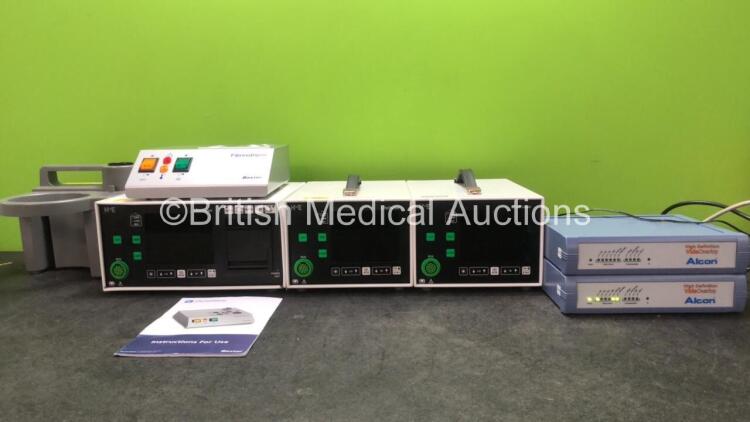 Mixed Lot Including 1 x DeVilbiss Homecare Suction Unit (Untested Due to Missing Power Supply) 1 x HME Lifepulse Patient Monitor with ECG and Printer Options (Powers Up) 2 x HME Lifepulse Patient Monitors with ECG Options (Both Power Up) 2 x Alcon High De