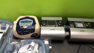 Mixed Lot Including 2 x Hewlett Packard M1006B Press Modules, 2 x Fisher & Paykel Ref 900MR810 1.5M Reusable Circuits, 1 x ResMed Escape CPAP Unit (Powers Up) 2 x Resmed S9 Auto Set CPAP Units with 1 x ResMed H5i Humidifier Unit with 3 x AC Power Supplies - 3