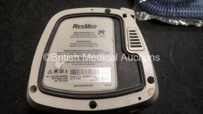 Mixed Lot Including 2 x Hewlett Packard M1006B Press Modules, 2 x Fisher & Paykel Ref 900MR810 1.5M Reusable Circuits, 1 x ResMed Escape CPAP Unit (Powers Up) 2 x Resmed S9 Auto Set CPAP Units with 1 x ResMed H5i Humidifier Unit with 3 x AC Power Supplies - 4