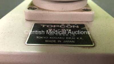 Topcon SL-20 Slit Lamp with 2 x 12.5X Eyepieces (Untested Due to No Power Supply) - 4