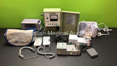 Mixed Lot Including 2 x Nellcor N-560 Oximeters, 2 x Huntleigh Fetal Dopplers, 1 x Eschmann ETS 2 Test Set, 3 x DC Power Supplies and 3 x Ear Irrigators