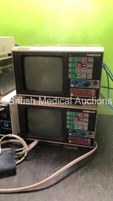 Mixed Lot Including 1 x Datex Cardiocap II Patient Monitor (Powers Up) 1 x Datex Ohmeda Capnomac Patient Monitor (Powers Up) 1 x JVC KY-F58 Camera Control Unit (No Power) 2 x Datex Cardiocap Monitors (Both No Power) - 4