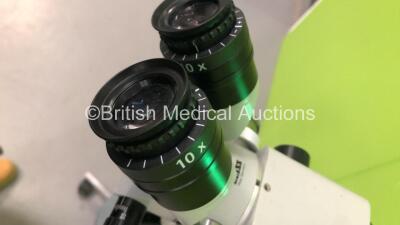 Zeiss 150-FC Colposcope on Stand with 2 x 10x Eyepieces and Zeiss f300 Lens (Powers Up with Good Bulb) *S/N 6022509334* **A/N 076821** - 5